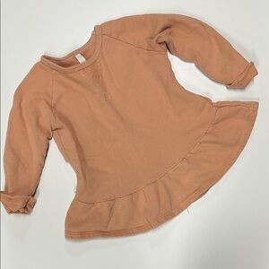 Kids Peplum crewneck sweatshirt